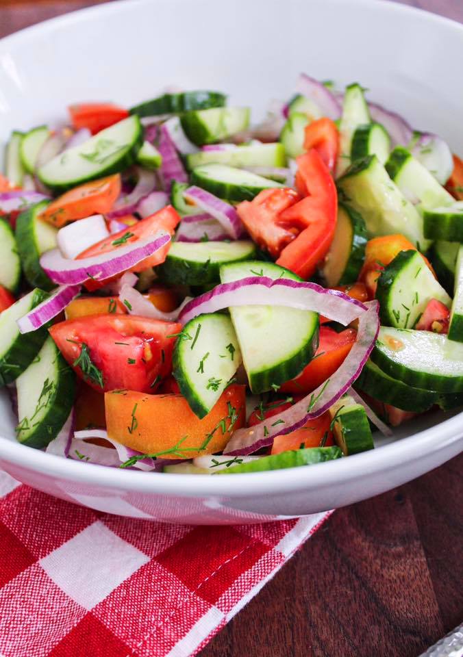 CUCUMBER TOMATO SALAD – Maral in the Kitchen