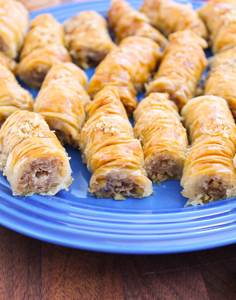 Baklava Rolls Recipe – Maral In The Kitchen